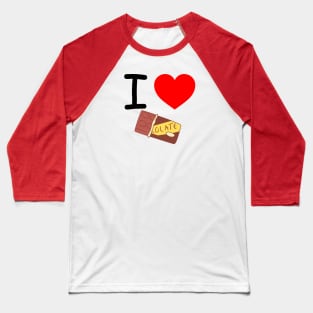 I Heart Chocolate Baseball T-Shirt